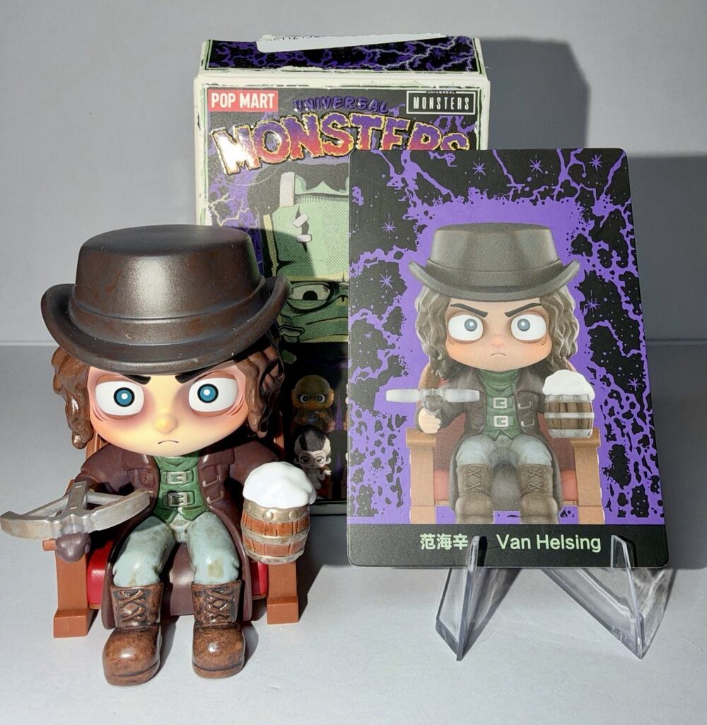 POP MART Universal Monsters Series Blind Box Halloween Confirmed Van Helsing